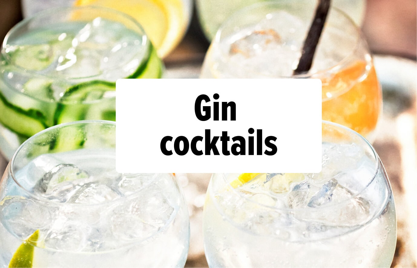 Gin cocktails